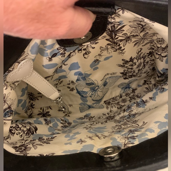 Brighton Delfina straw and leather shoulder bag in EUC - Picture 8 of 11